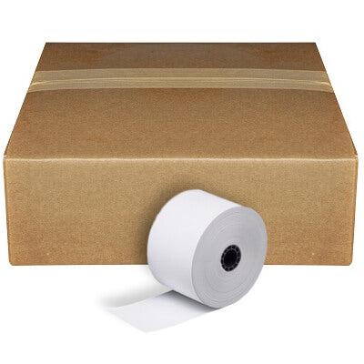 1 3/4" X 215' Premium BPA Free Thermal Paper Rolls - 50 Rolls
